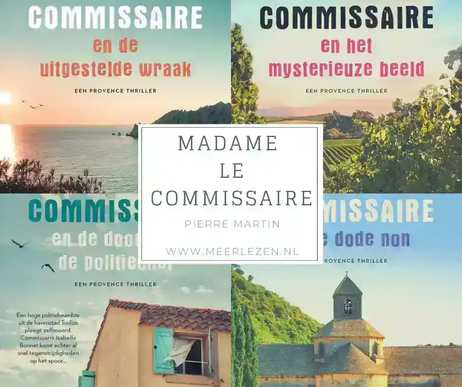 De boeken van Pierre Martin: Madame le Commissaire op volgorde