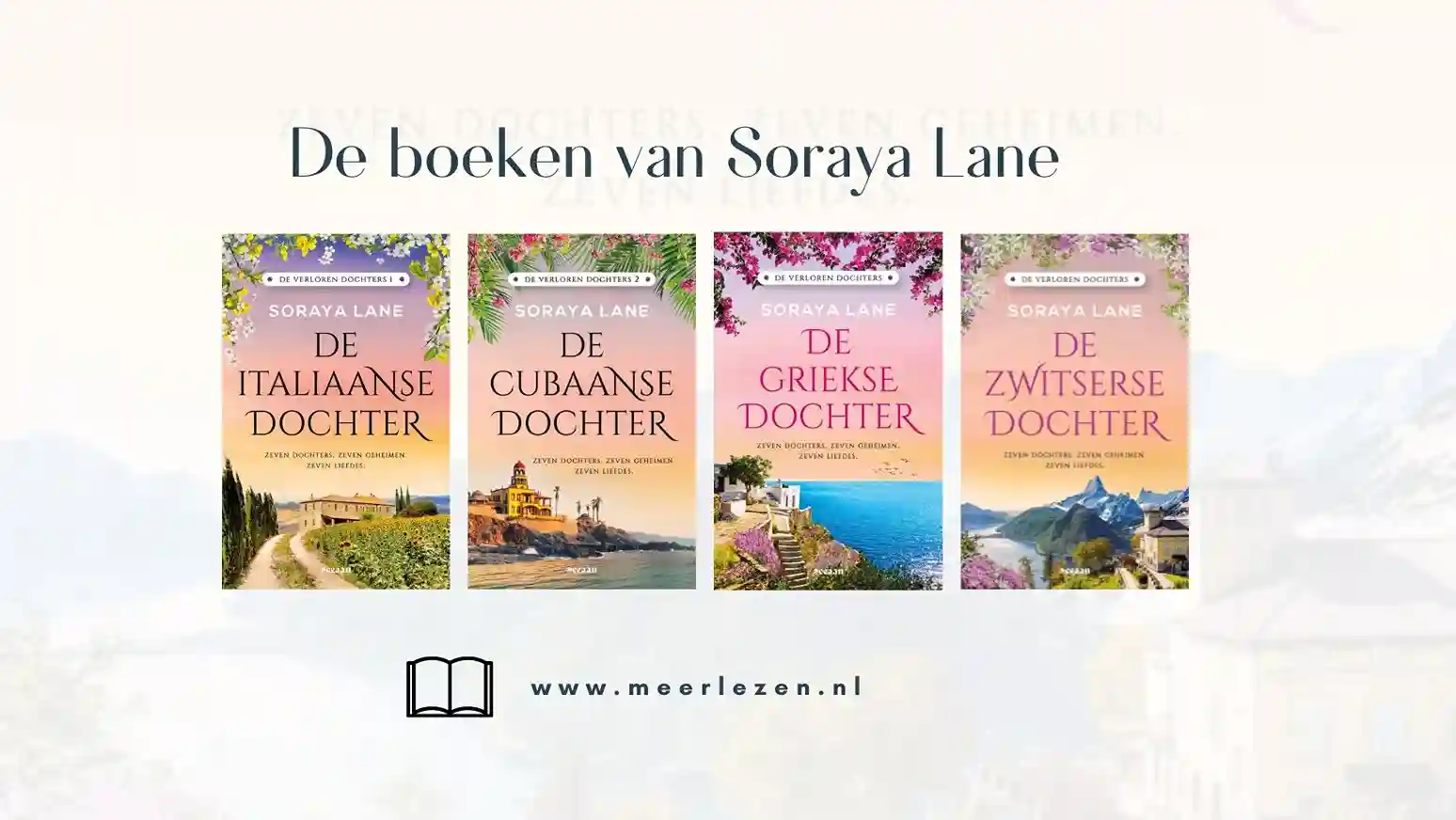 De boeken van Soraya Lane op volgorde