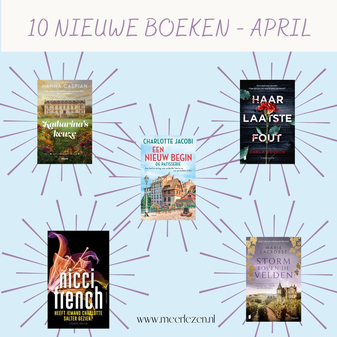 top 10 nieuwe boeken april 2023