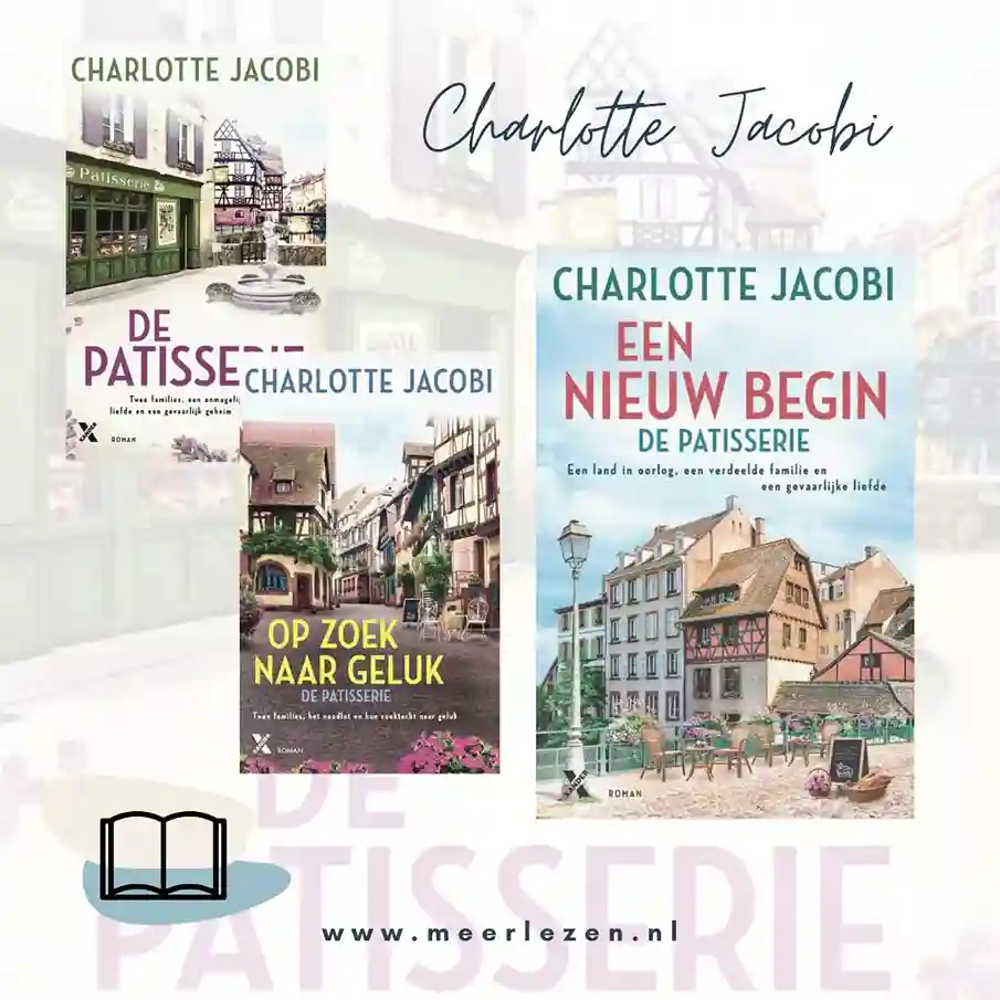 De boeken van Charlotte Jacobi: De patisserie & De parelfamilie op volgorde