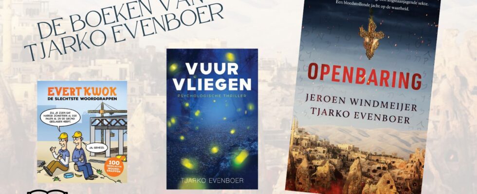 De boeken van Tjarko Evenboer bekend van Evert Kwok