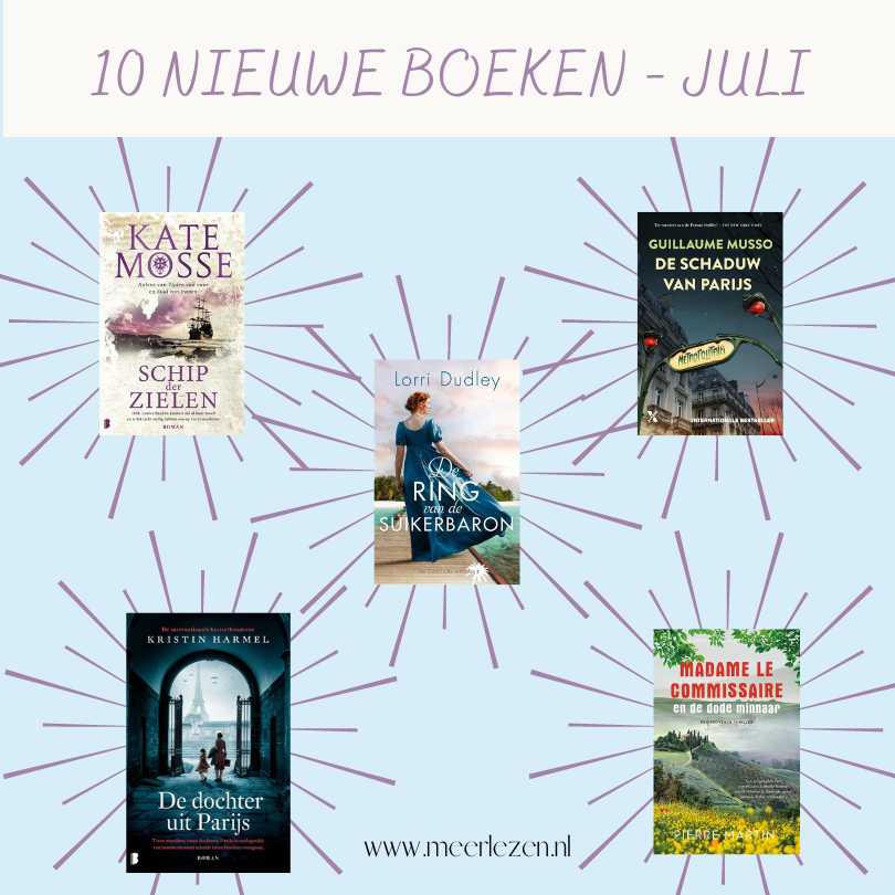 10 nieuwe boeken juli