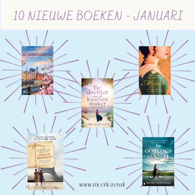 Top 10 nieuwe boeken januari 2024