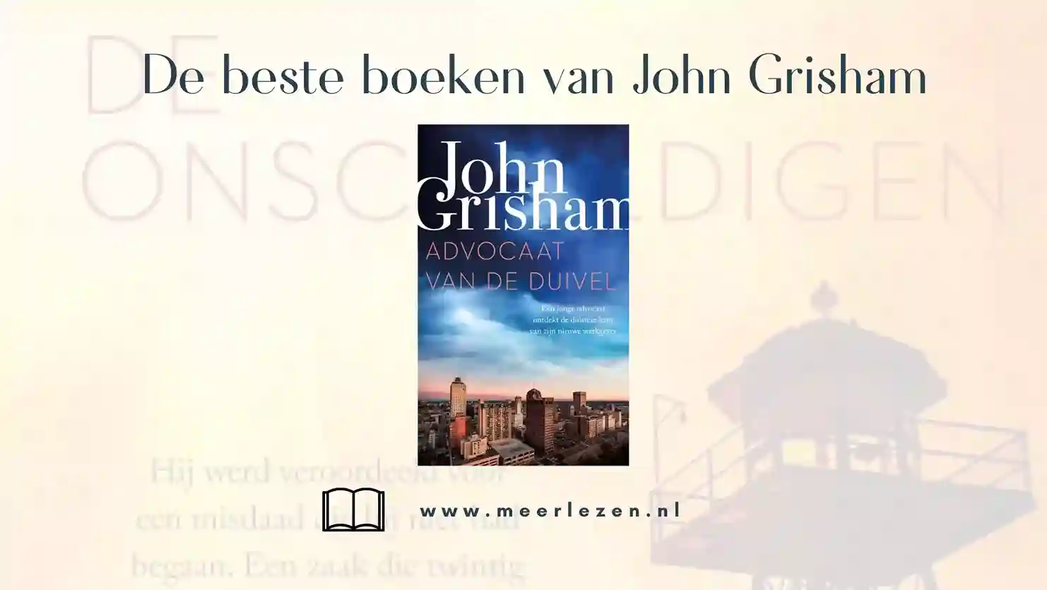 De 10 beste boeken van John Grisham