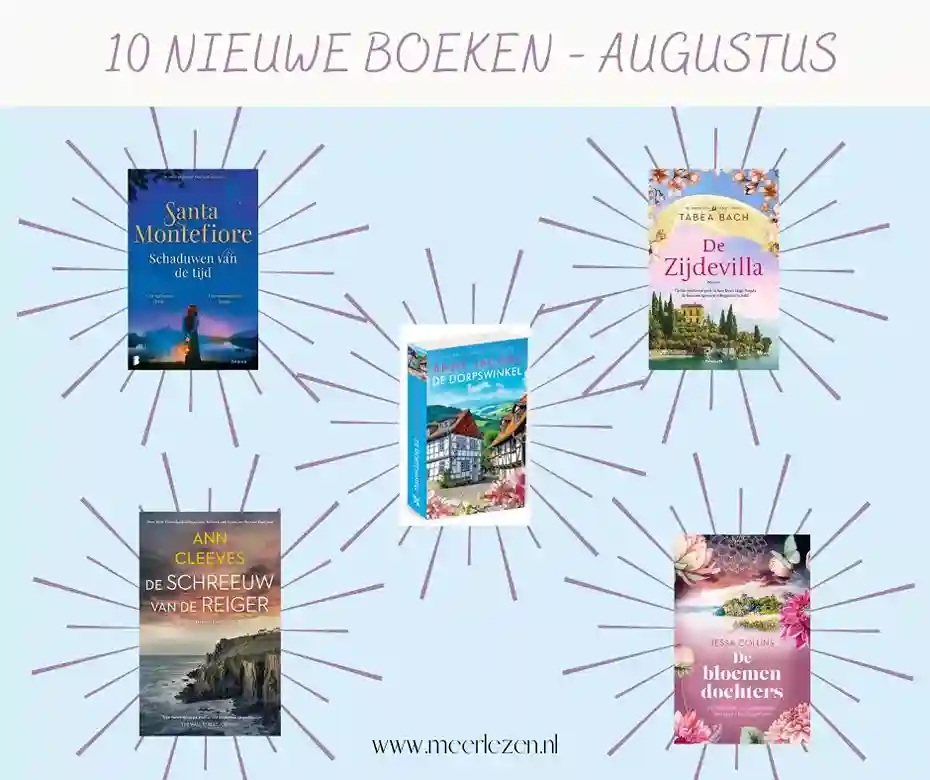 Top 10 nieuwe boeken augustus 2024